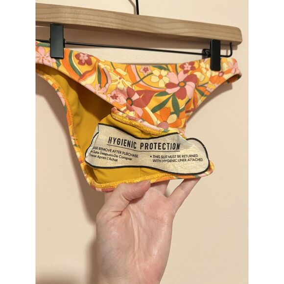 NWOT LA Hearts by PacSun Multicolor Penny Terry High Waisted Bikini M - Picture 6 of 12